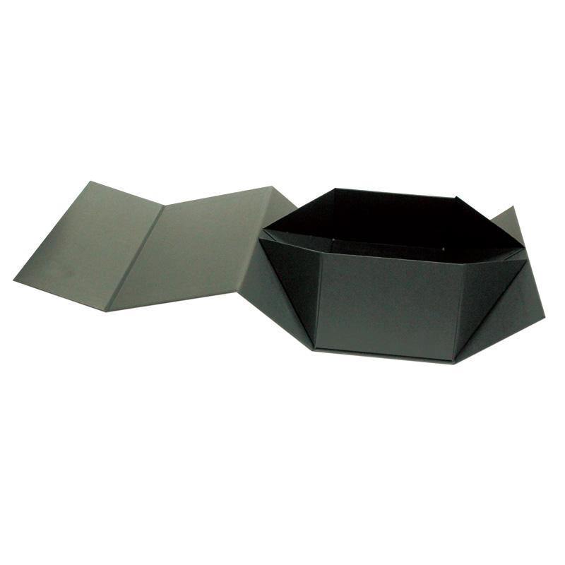 Black Cardboard Flat Pack Storage Packaging Boxes