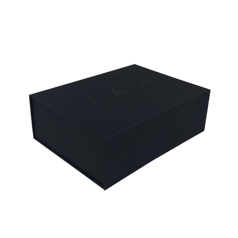 Black Magnetic Folding Box