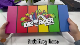  Custom Full Color Printing Foldable Cardboard Box With Magnet Closing